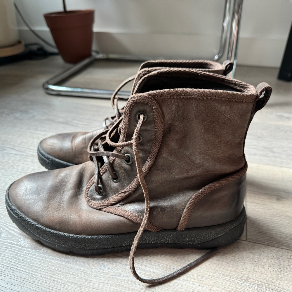 Moncler, Leather Boots, size 41 - Picture 4 of 7
